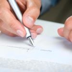 Signing a Letter