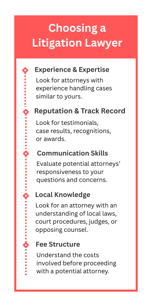 Choosing a Litigation Lawyer - Law Advocate Group LLP